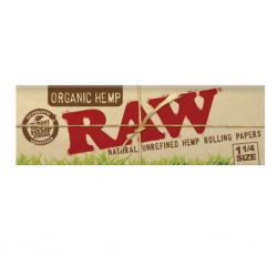 Papel de Fumar Raw Organic 1 1/4  24Und - Imagen 1
