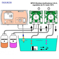 Milwaukee Kit Controlador EC + 2 Bombas Dosificadoras Regulables (MC750) - Imagen 1