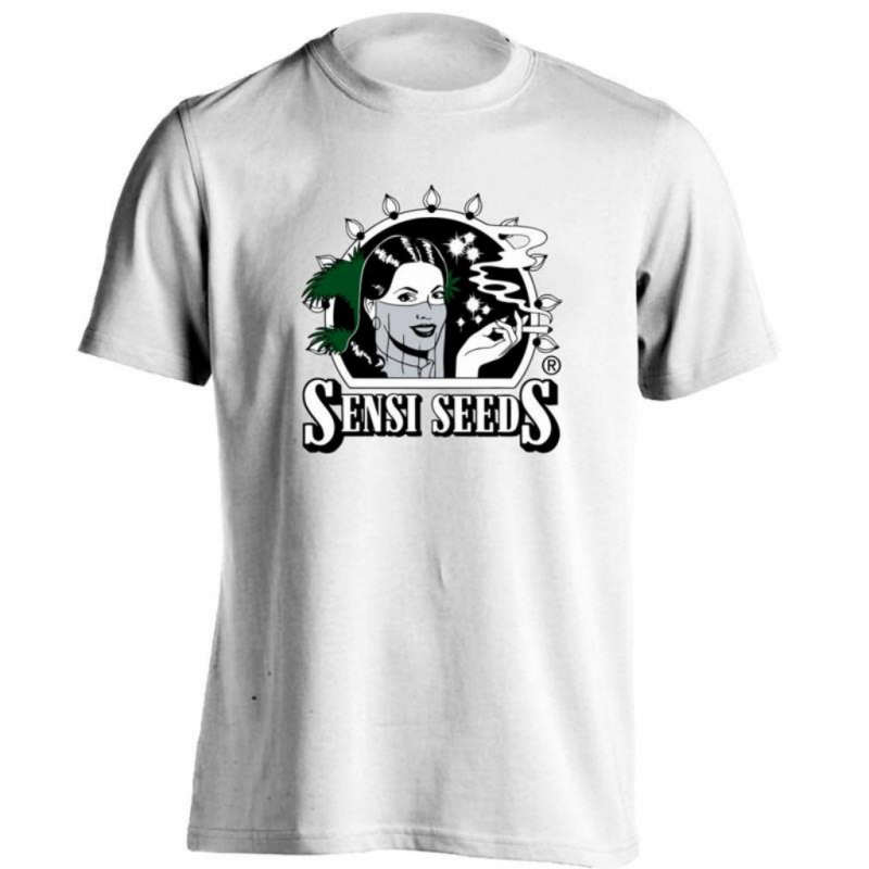 Camiseta Logo Original Gris Sensi Seeds - Imagen 1