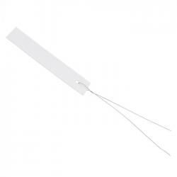 Etiqueta PVC Blanca de Colgar 1.8x8cm (Bolsa 250Und) - Imagen 1